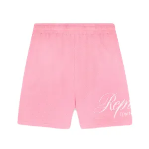Represent Owners Club Script Mesh Shorts