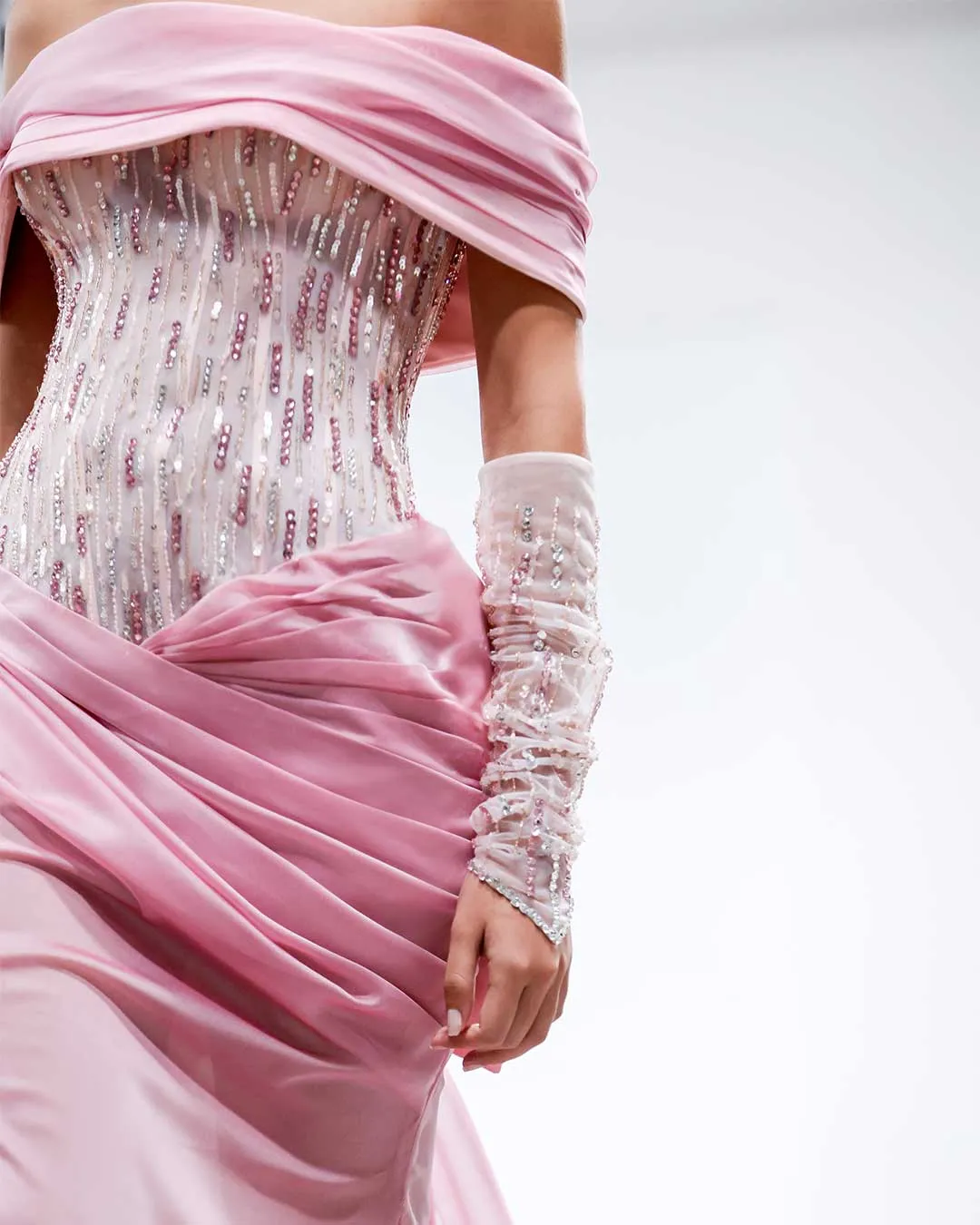 Rosé Éclat Dress
