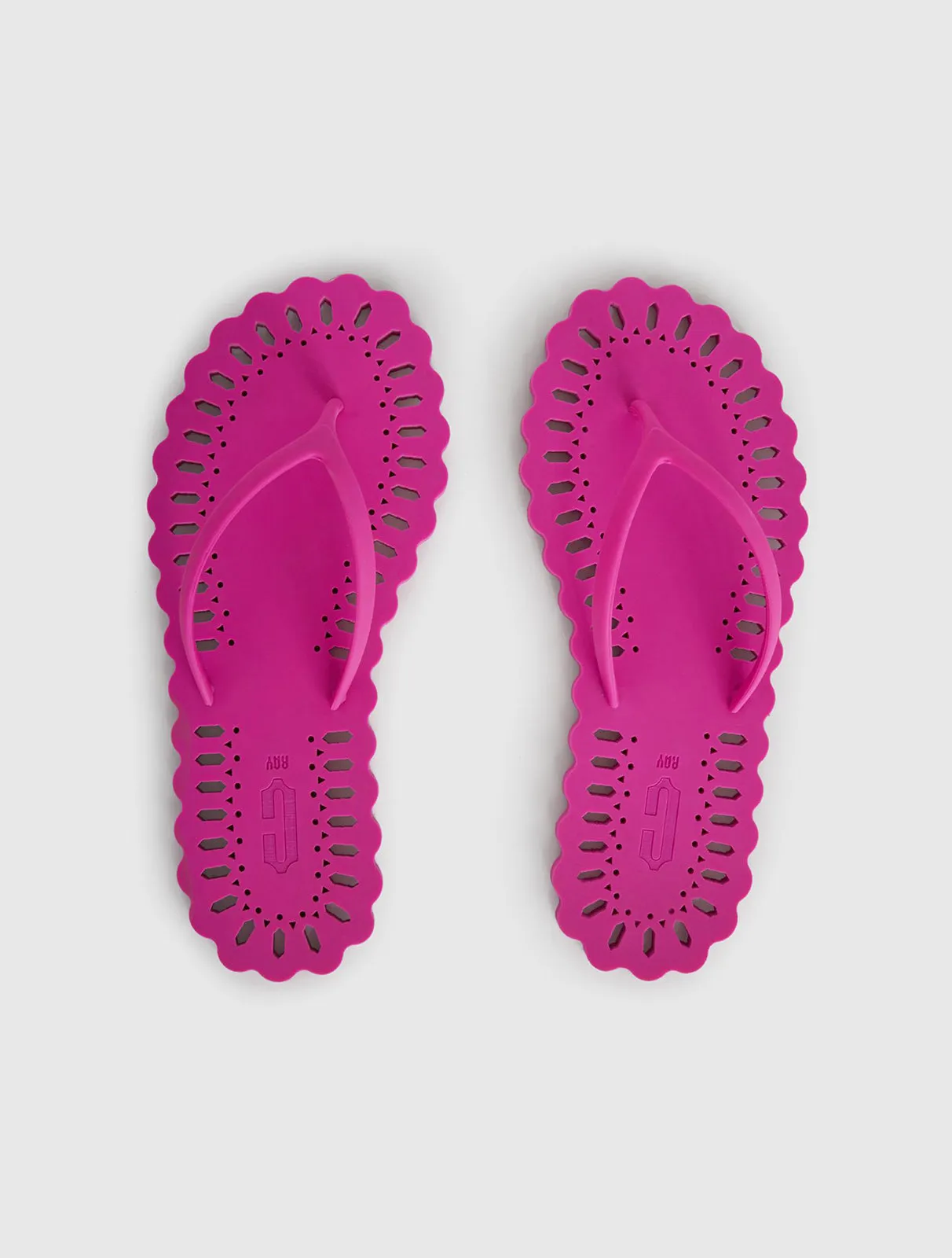 Scalloped Edge Flip Flop