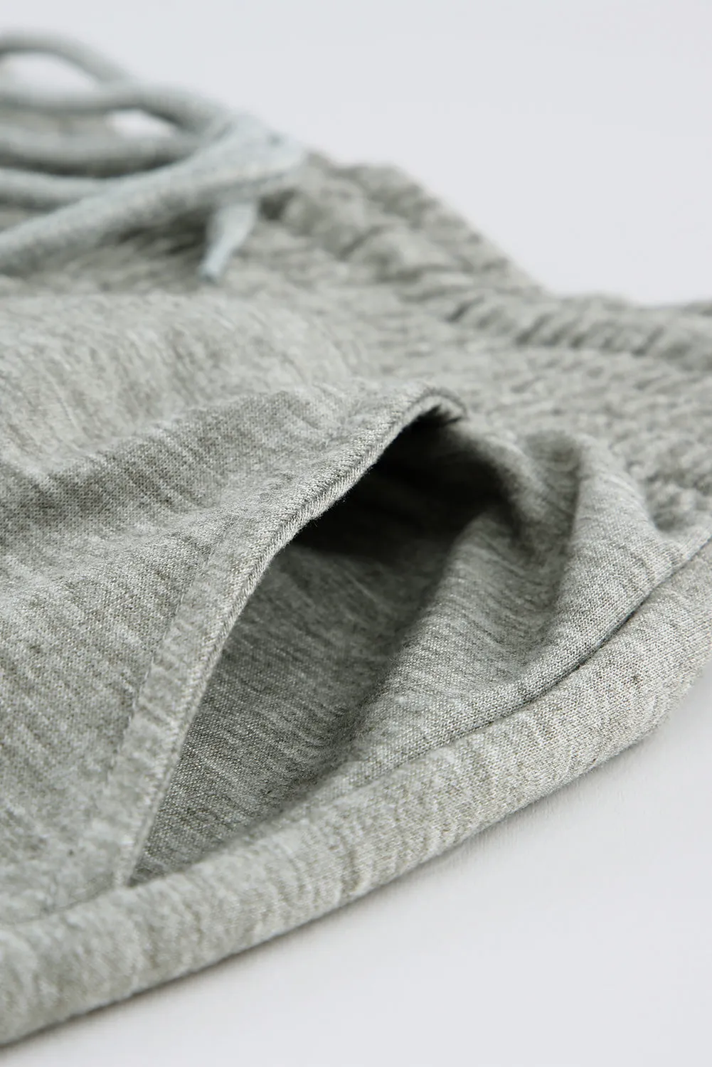 Smocked Elastic Waist Pocketed Harem Pants