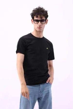 SOLID BLACK T-SHIRT