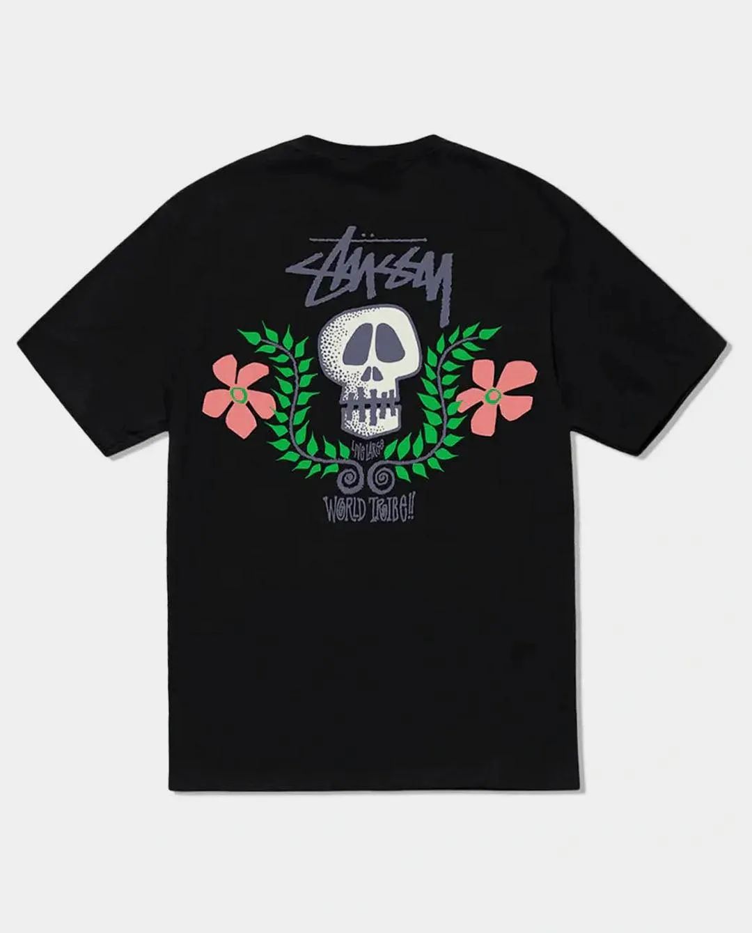 Stussy - Skull Crest Heavyweight T-Shirt - Pigment Black