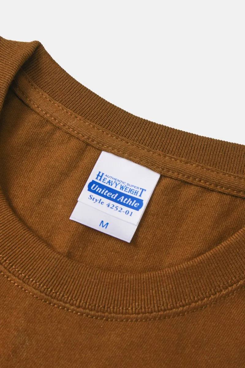 United Athle 4252 Authentic Super Heavyweight 7.1oz T-shirt (Dark Camel)