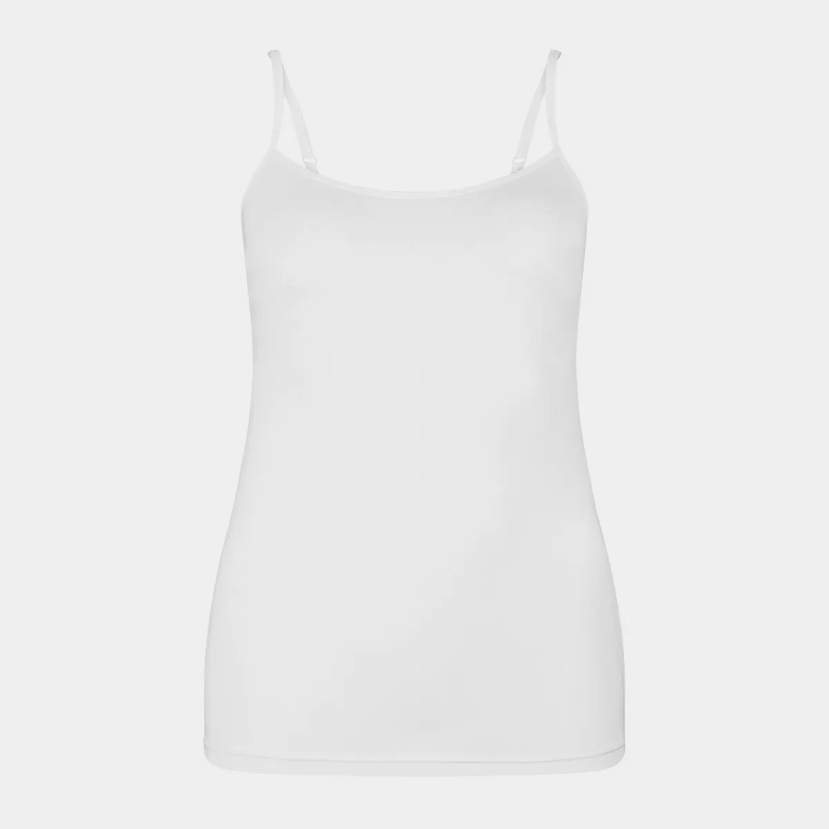 Vera bambus tank top - hvid 2 pak