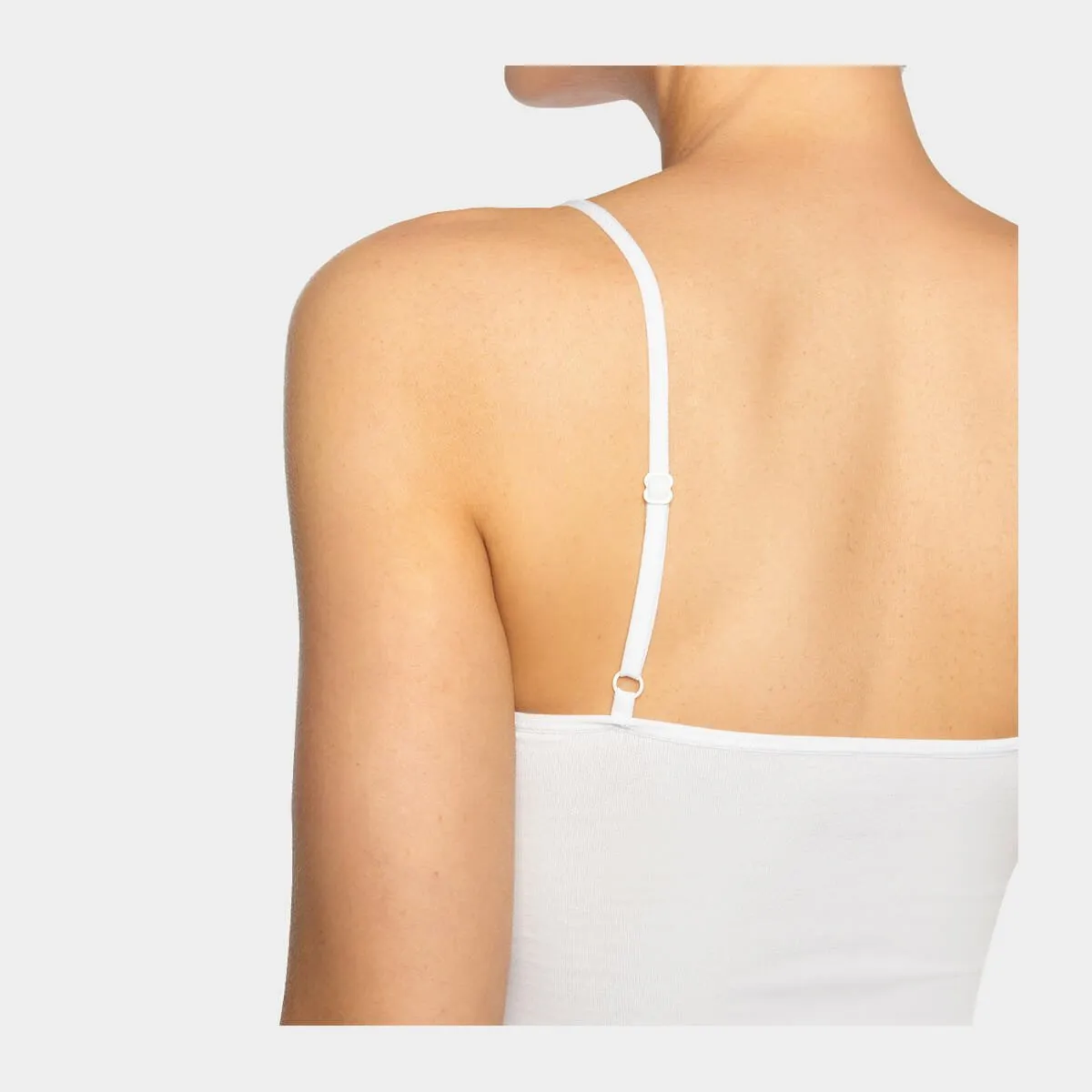 Vera bambus tank top - hvid 2 pak