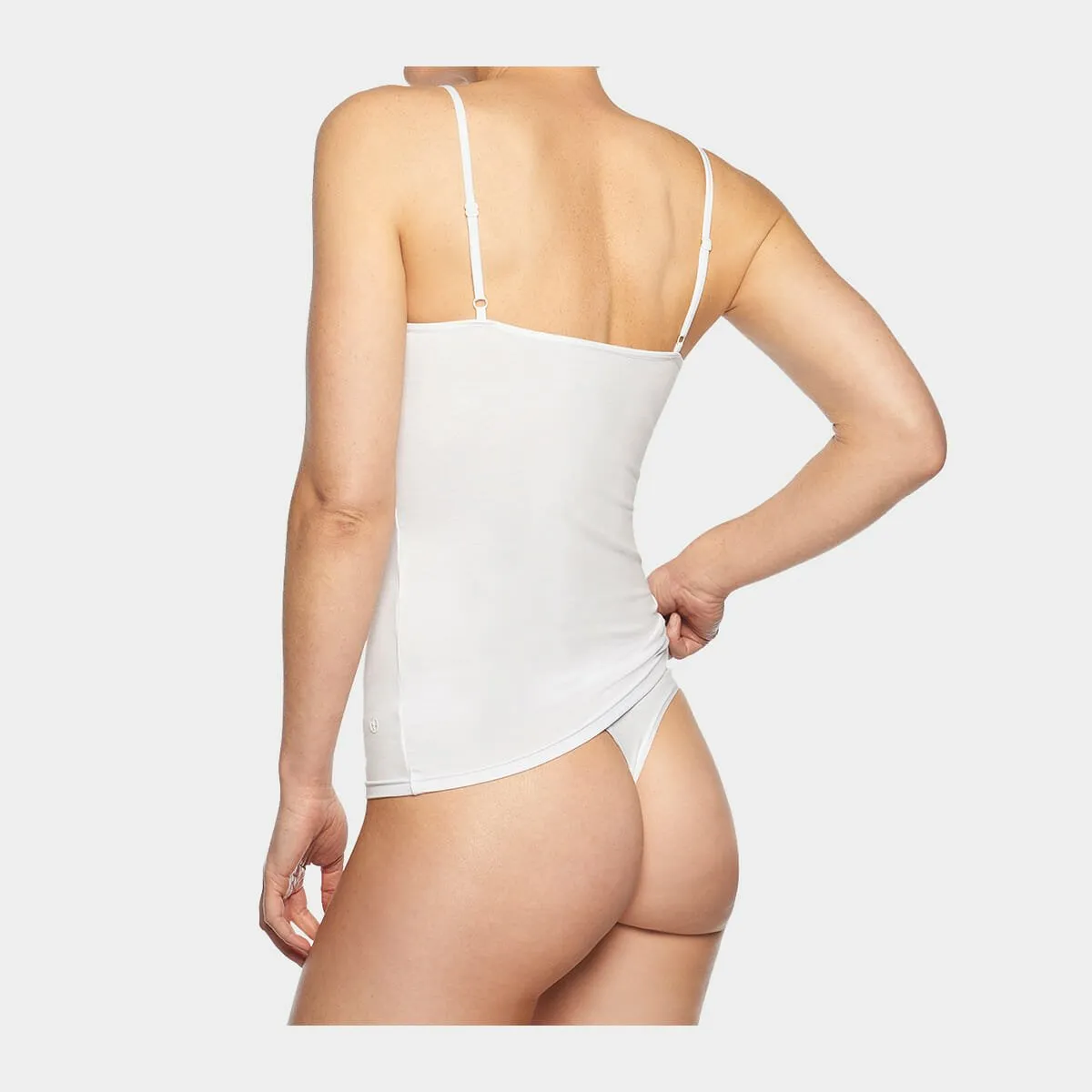 Vera bambus tank top - hvid 2 pak