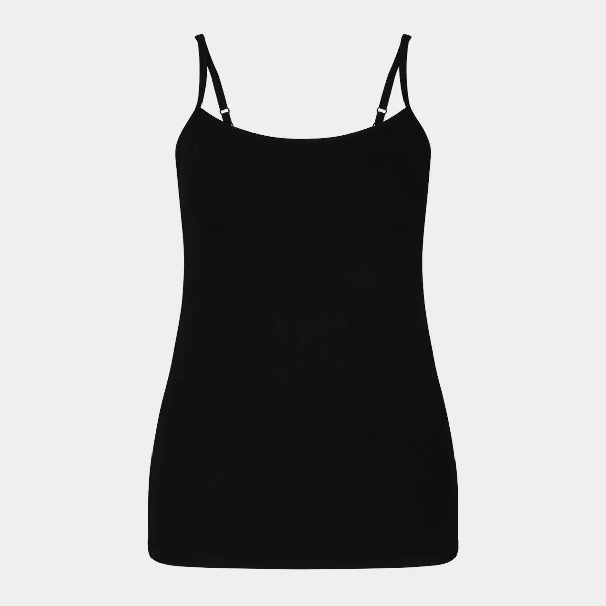Vera bambus tank top - sort 2 pak