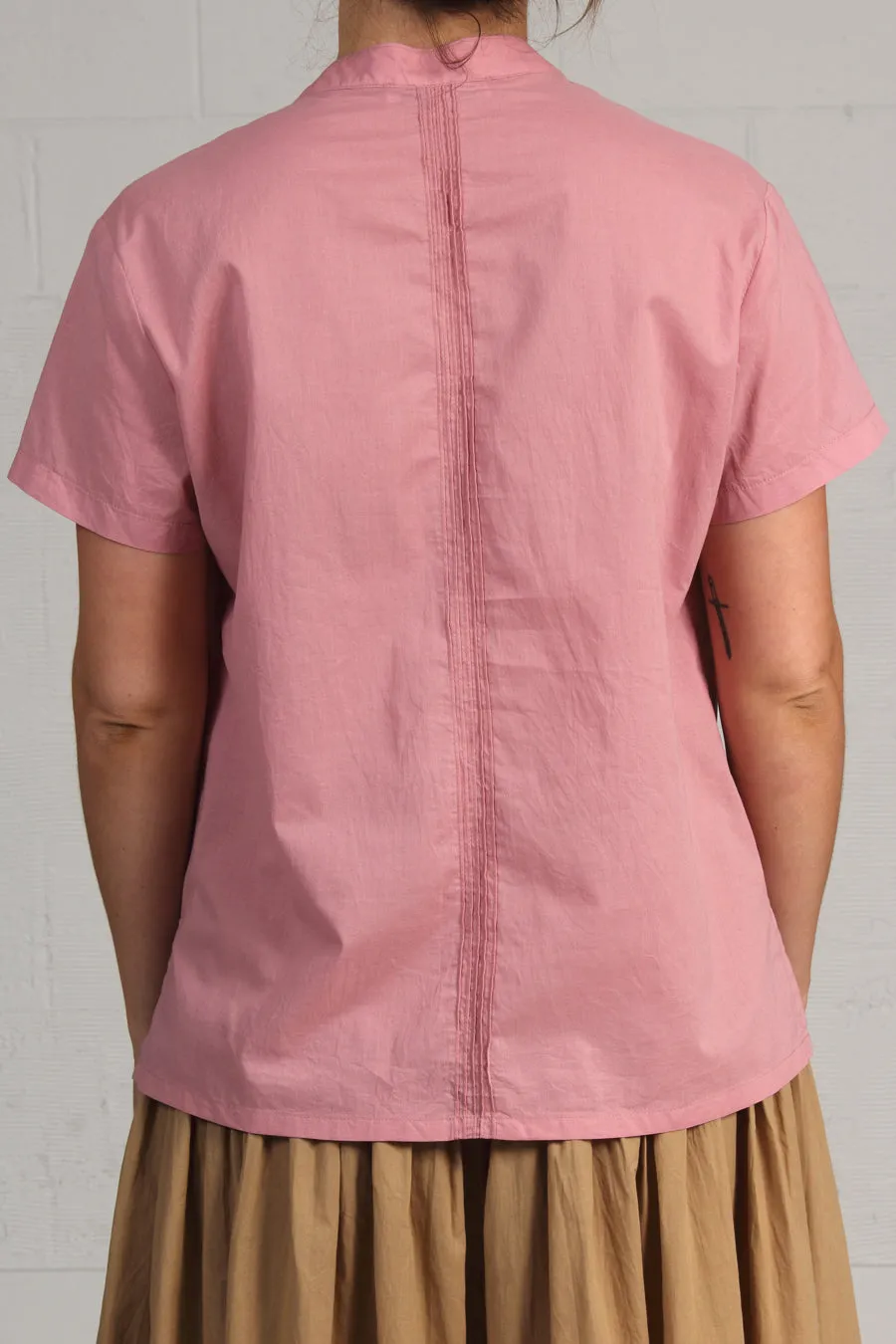 Voile Austin Top - rose