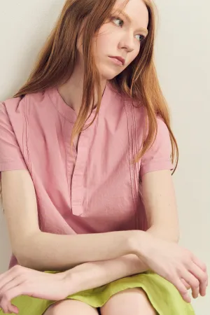 Voile Austin Top - rose