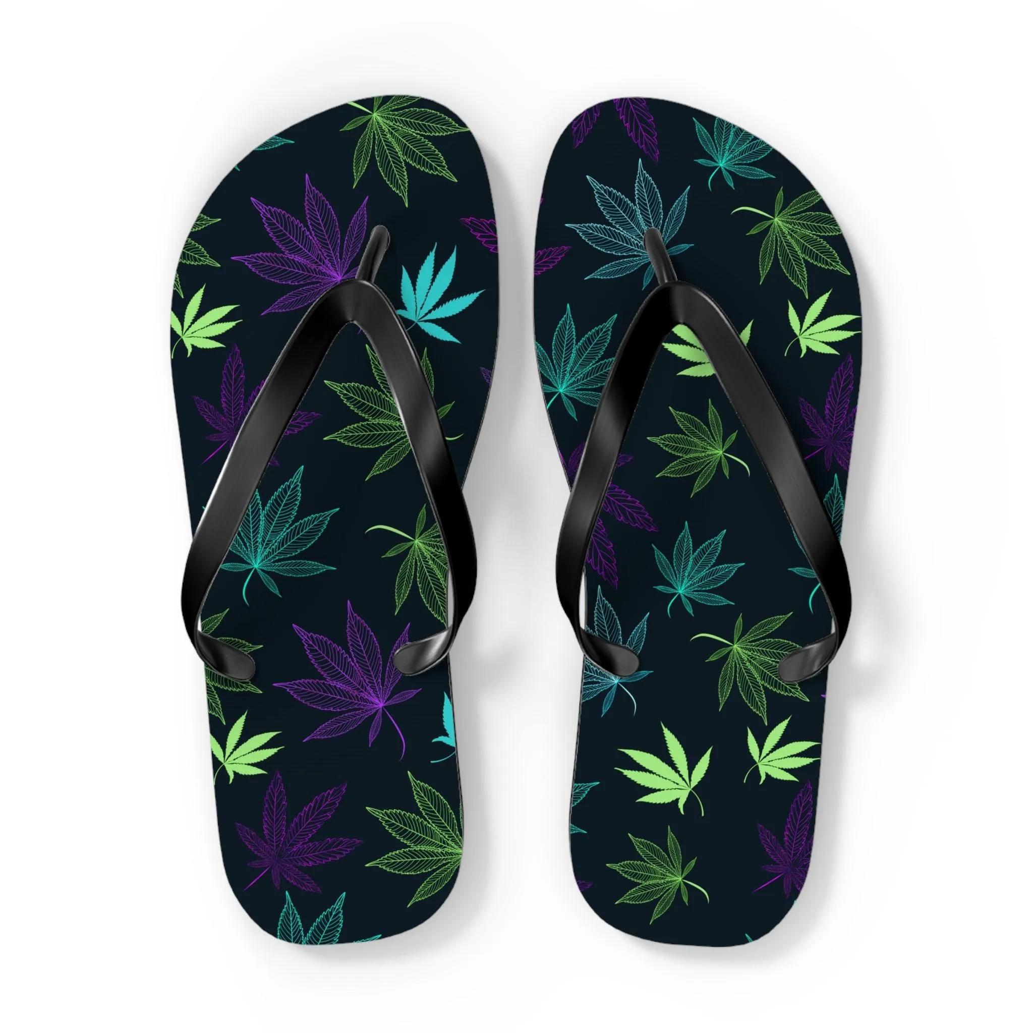 Weed Flip Flops