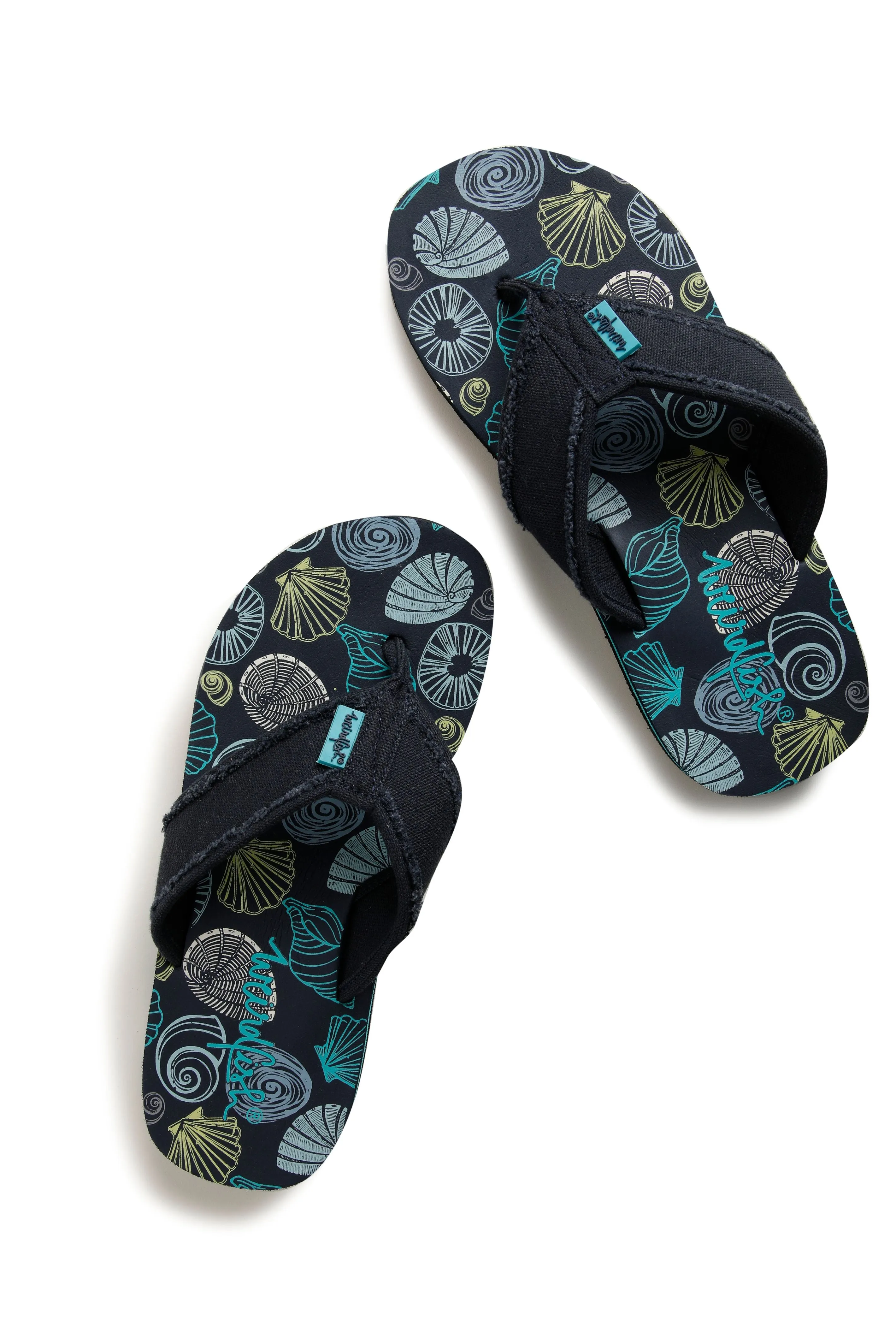 Weird Fish Salcombe Flip Flops -Ensign Blue
