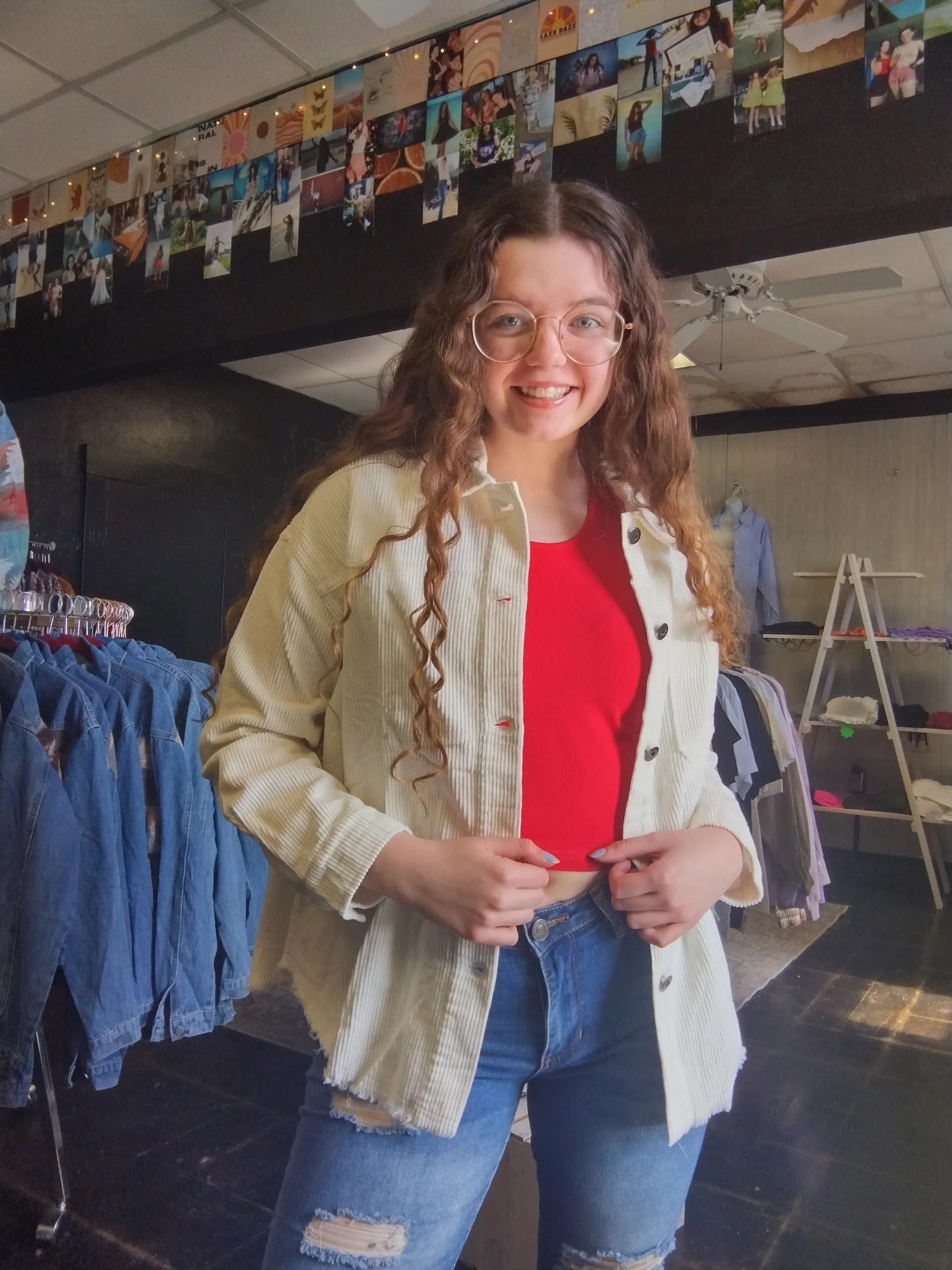 White Corduroy Jacket