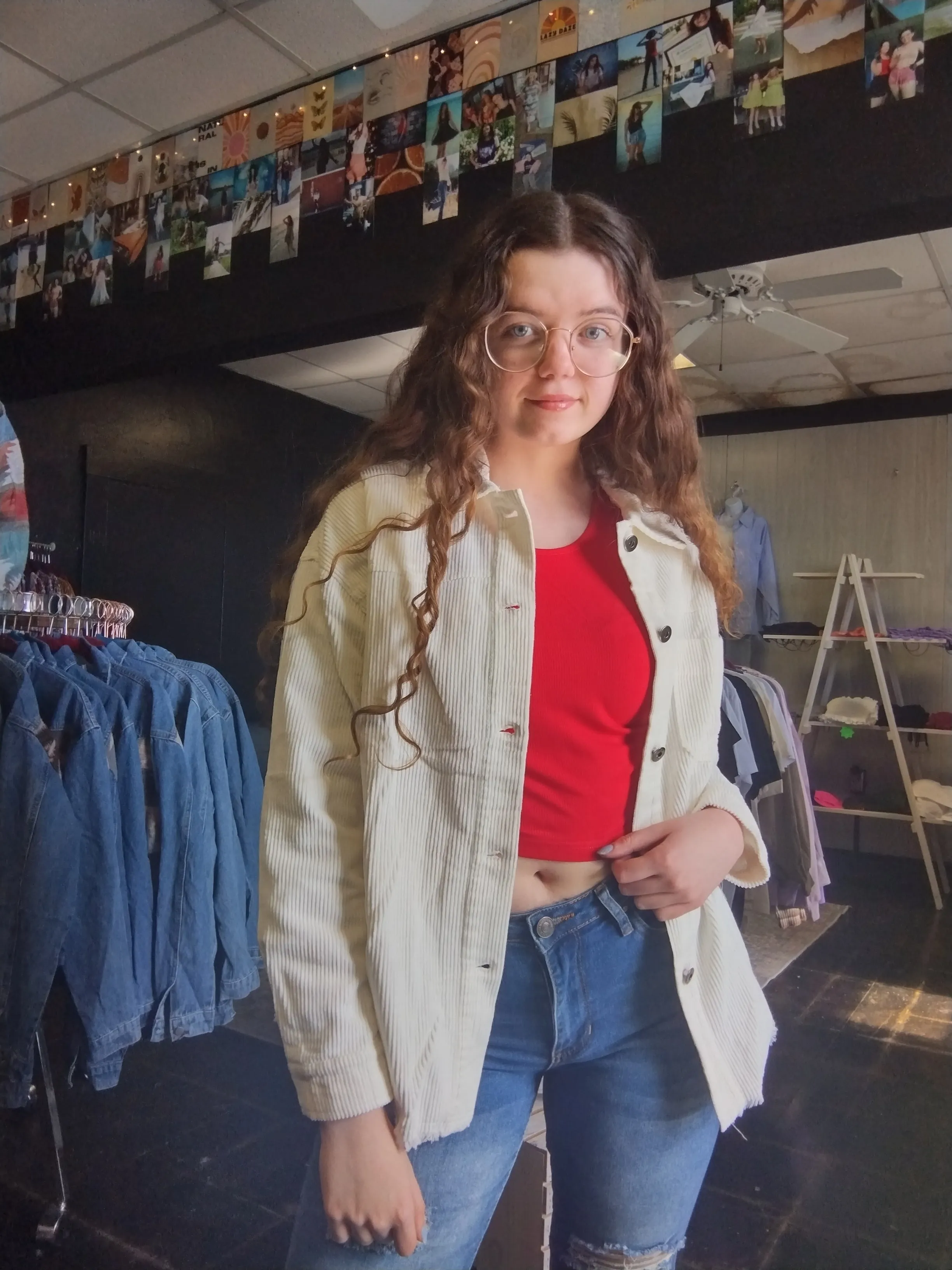 White Corduroy Jacket