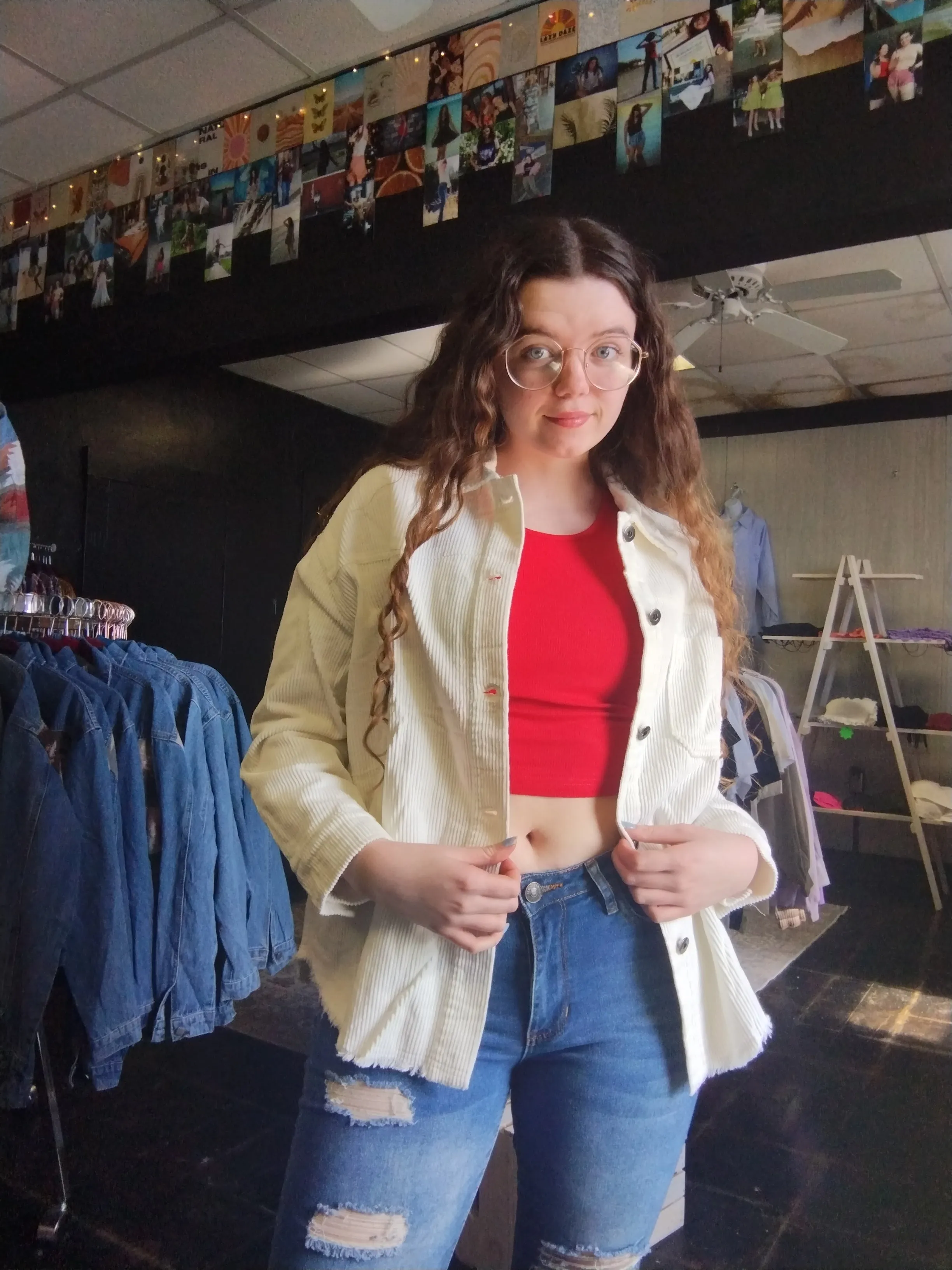 White Corduroy Jacket