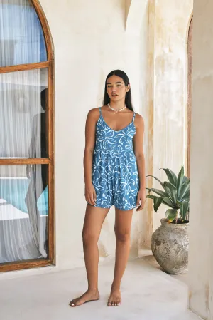 Wild Daisy Romper in Pacific