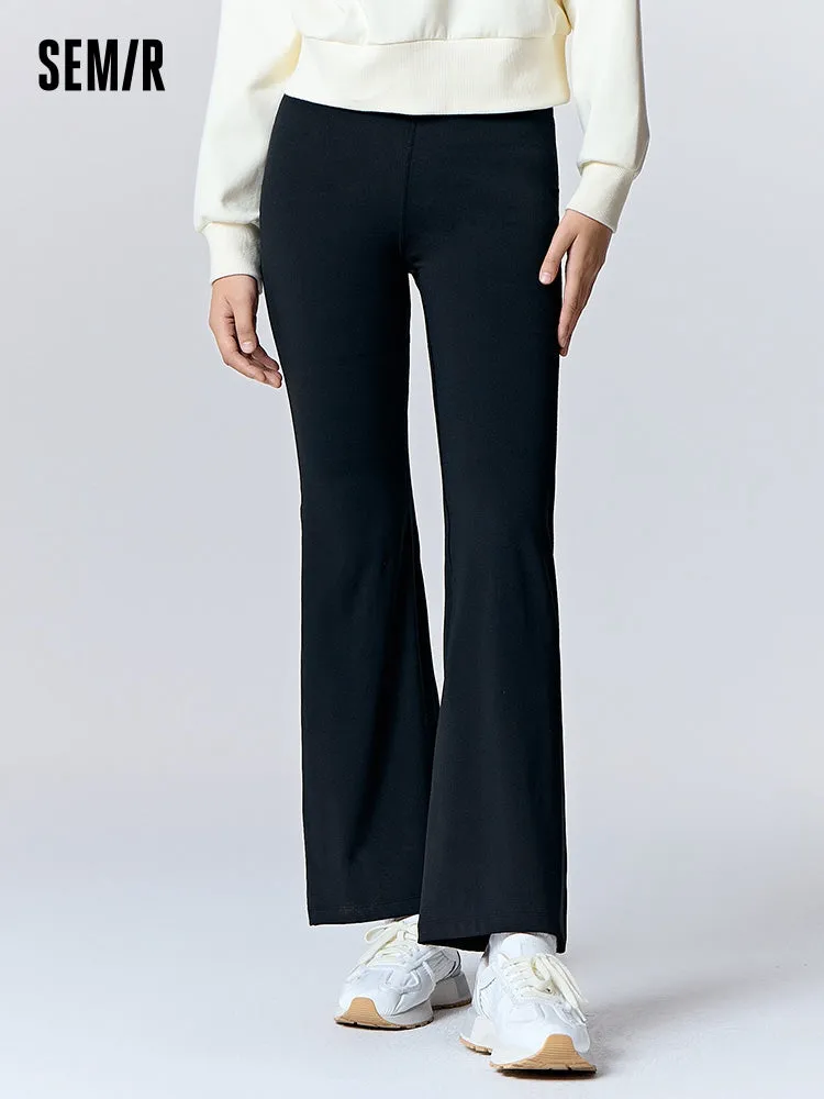 Women's black bell bottoms