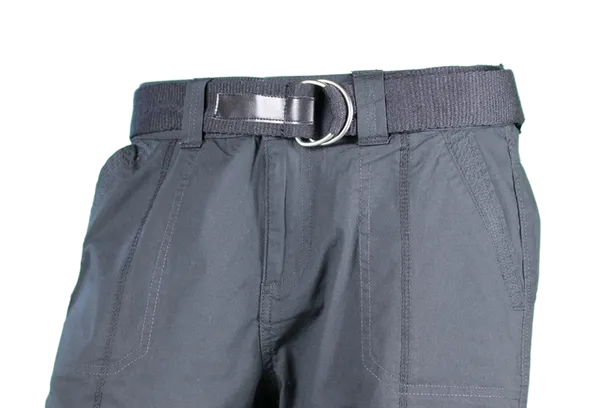 Womens Black Stretched Bermuda Relaxed- fit Short Pants