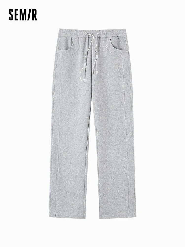 Women's red straight pants