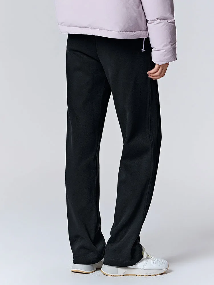 Women's red straight pants