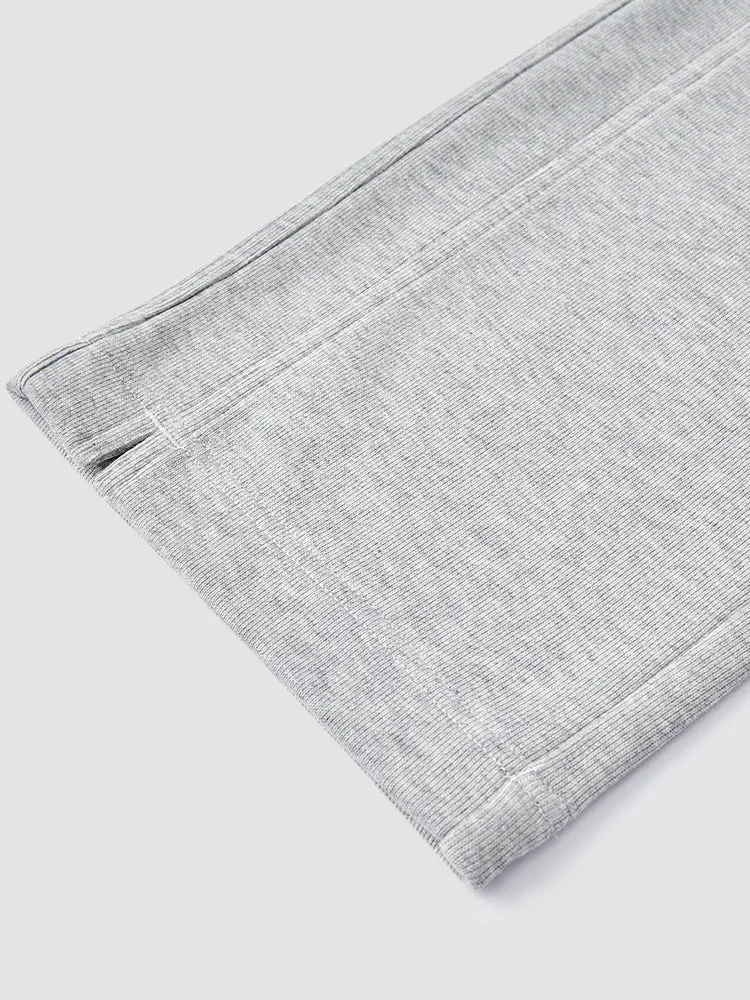 Women's red straight pants